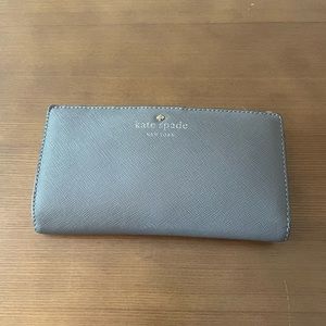Grey Kate Spade wallet